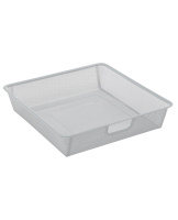 Корзина мелкосетчатая ПРАКТИК Home GBM 45х10 белая